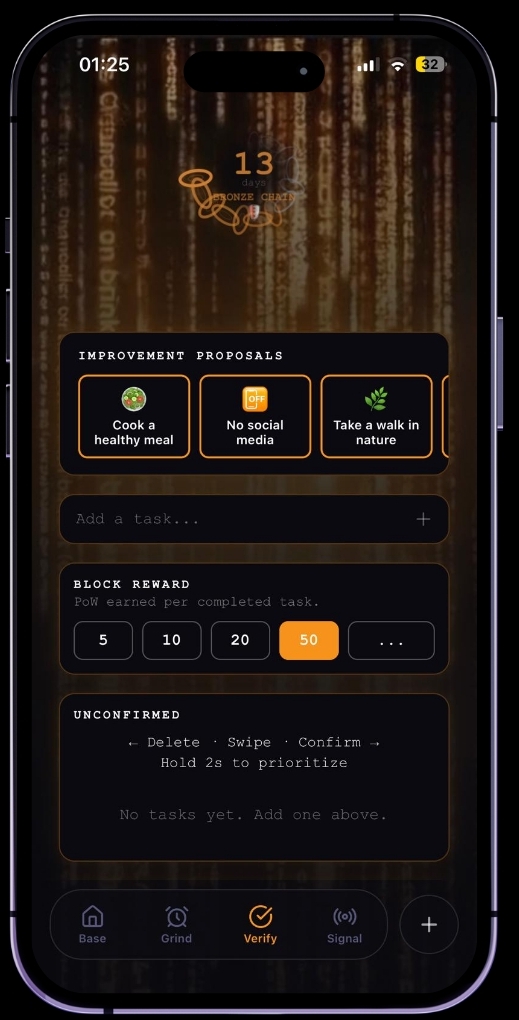 Build habits screenshot